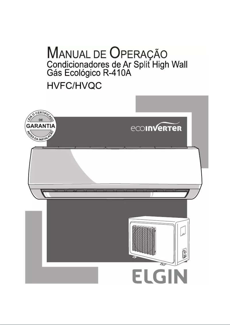 Imagen de la primera página del manual del dispositivo HVFI09B2IA