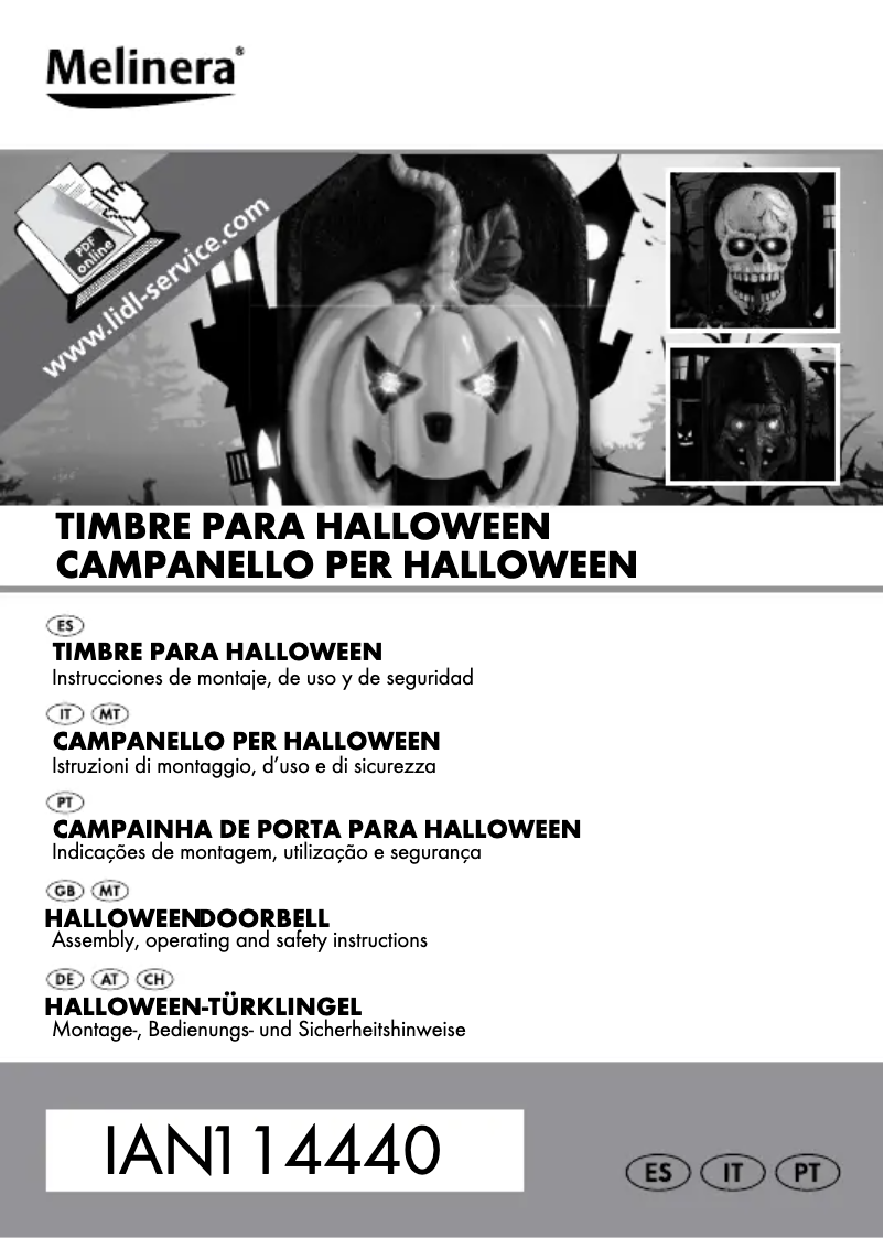 Imagen de la primera página del manual del dispositivo 101074-14-01