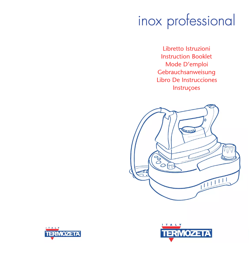 Página 1 del manual Manual de usuario Termozeta Inox Professional