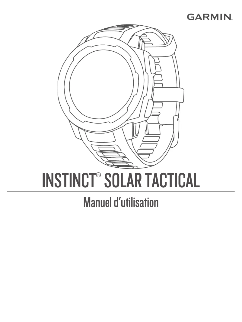Página nº 1 - Manual de usuario Garmin Instinct Solar Tactical
