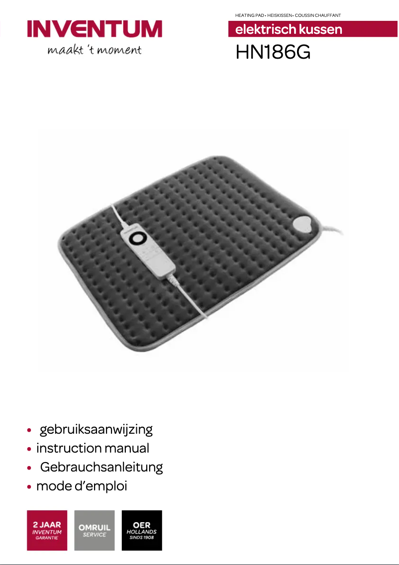 Página 1 del manual Manual de usuario Inventum HNK186G