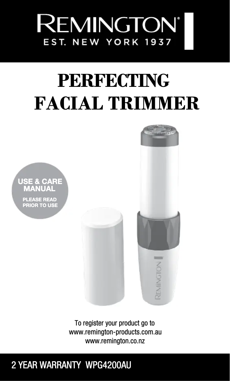 Imagen de la primera página del manual del dispositivo WPG4200