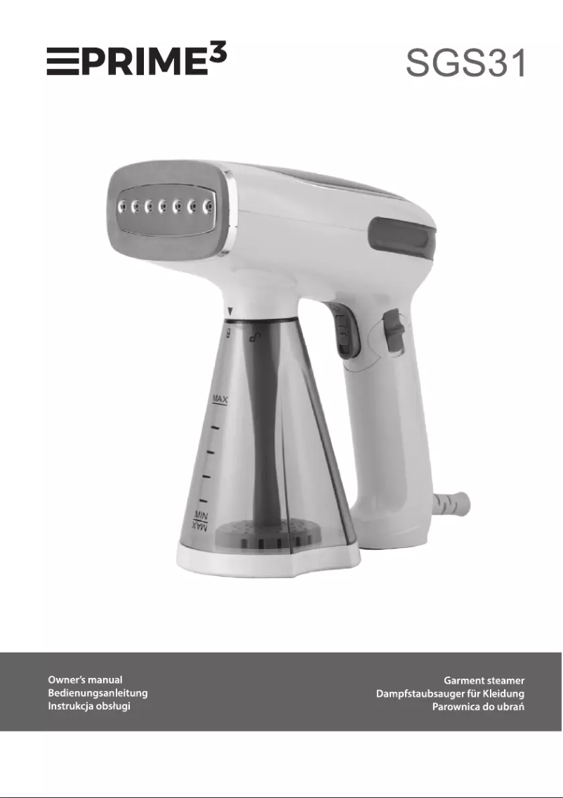 Imagen de la primera página del manual del dispositivo SGS31