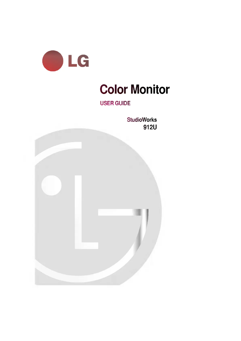 Imagen de la primera página del manual del dispositivo SB912