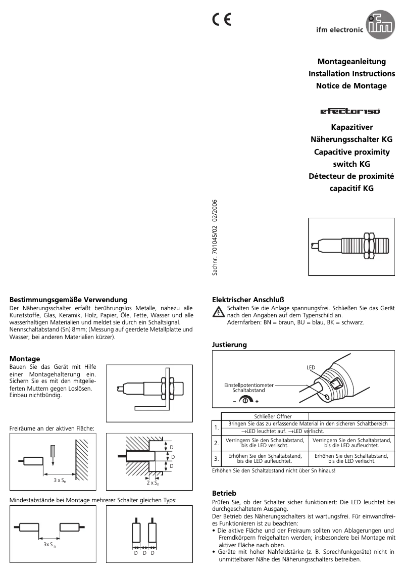 Imagen de la primera página del manual del dispositivo KG5008