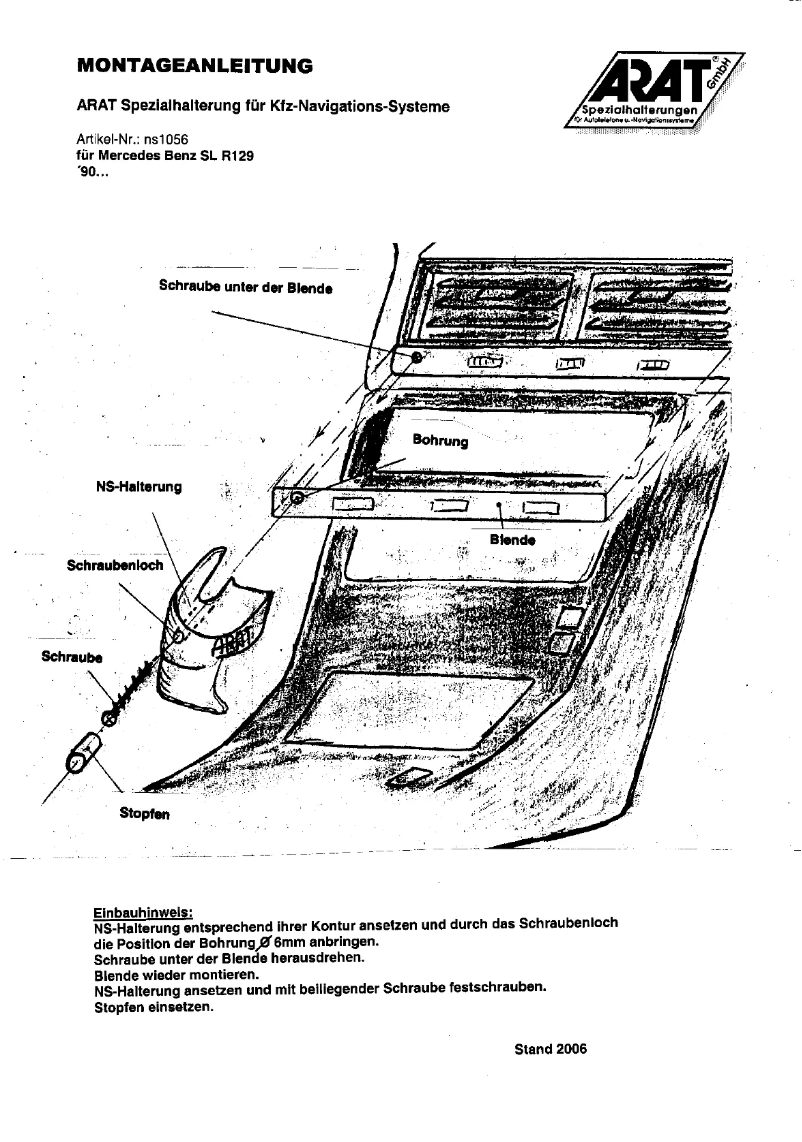 Página 1 del manual Manual de usuario Arat NS1056