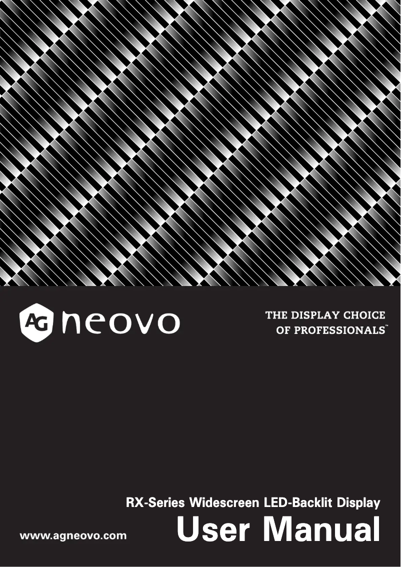 Imagen de la primera página del manual del dispositivo RX-24