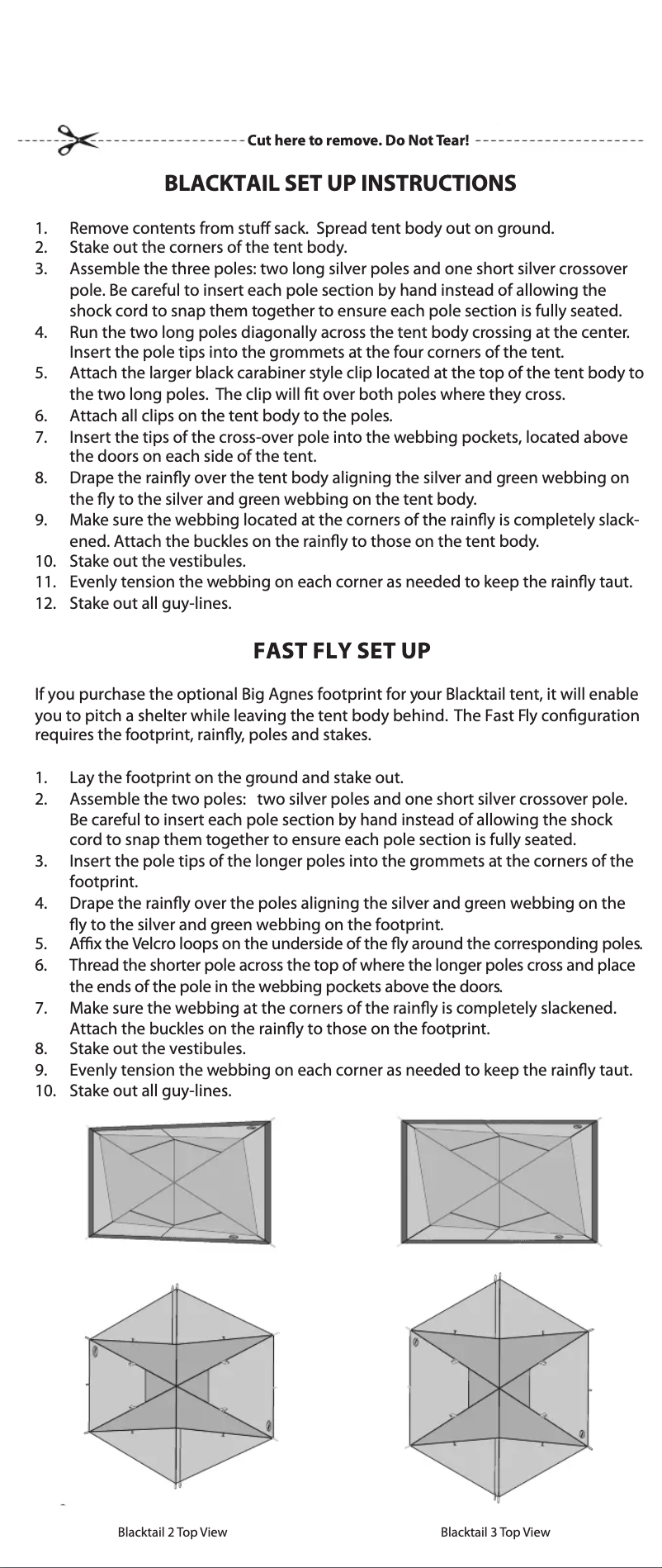 Imagen de la primera página del manual del dispositivo Blacktail 3