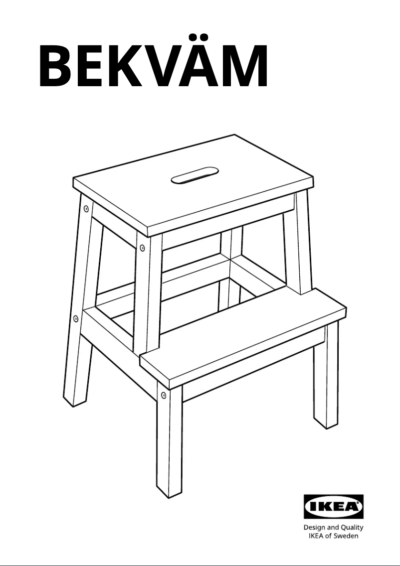 Página 1 del manual Manual de usuario Ikea BEKVÄM 305.695.47