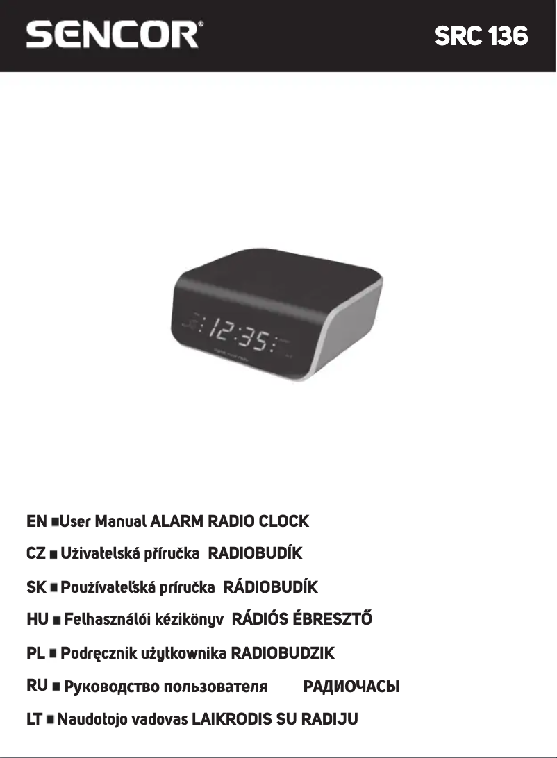 Imagen de la primera página del manual del dispositivo SRC 136 B