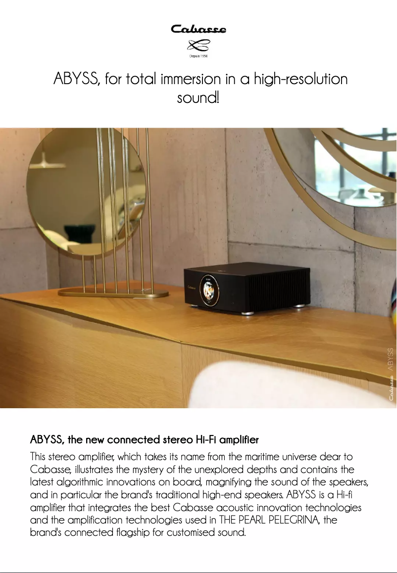 Imagen de la primera página del manual del dispositivo ABYSSABYSS