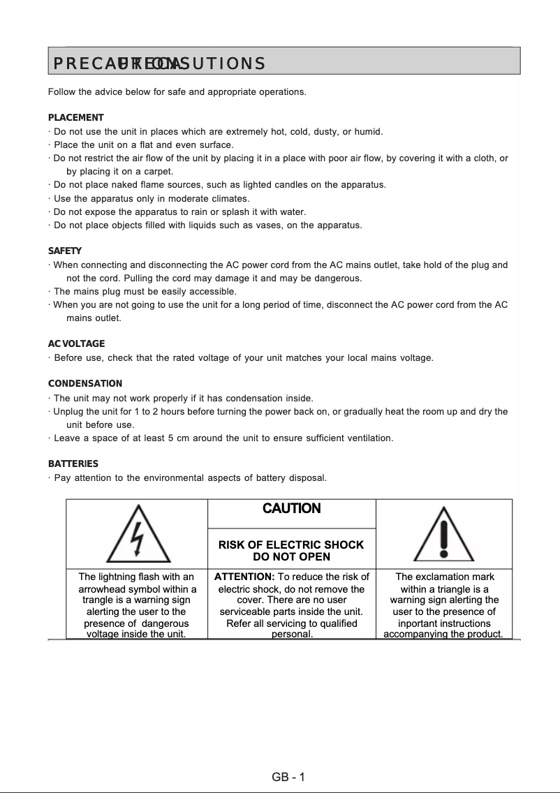 Página 1 del manual Manual de usuario Scott DXI 80 WL