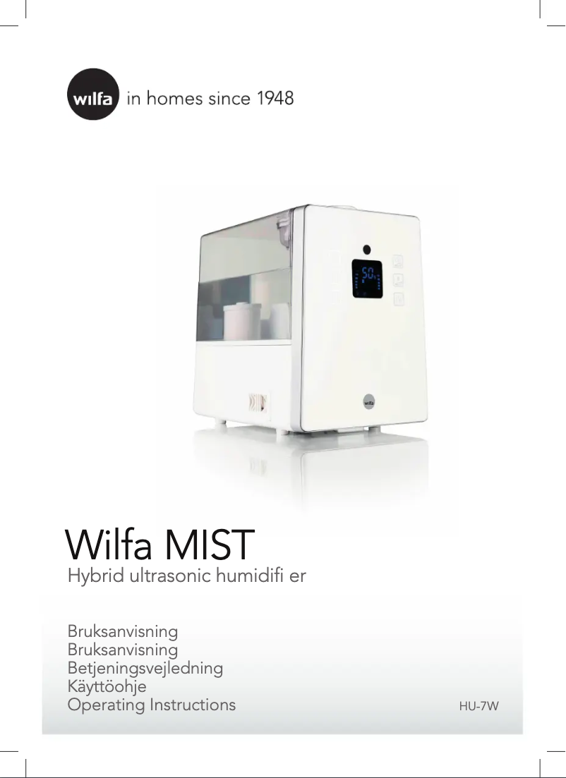 Página 1 del manual Manual de usuario Wilfa Mist HU-7W