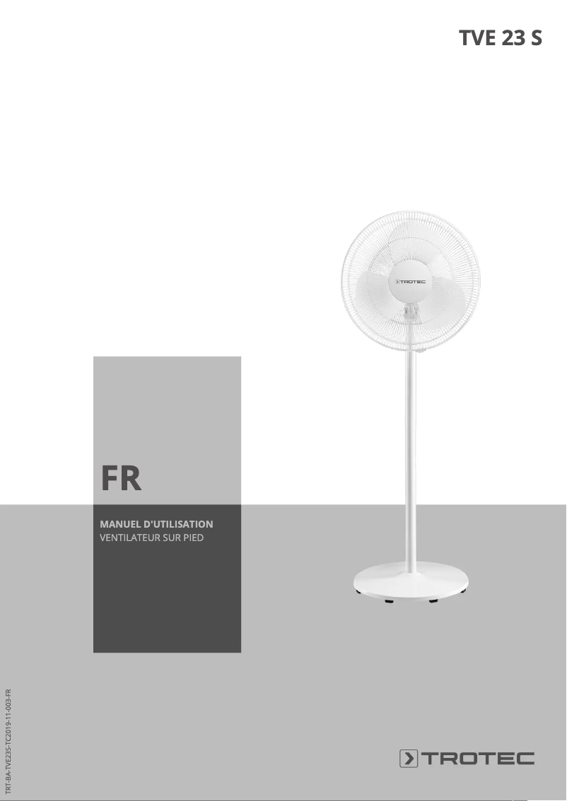 Imagen de la primera página del manual del dispositivo TVE 23 S