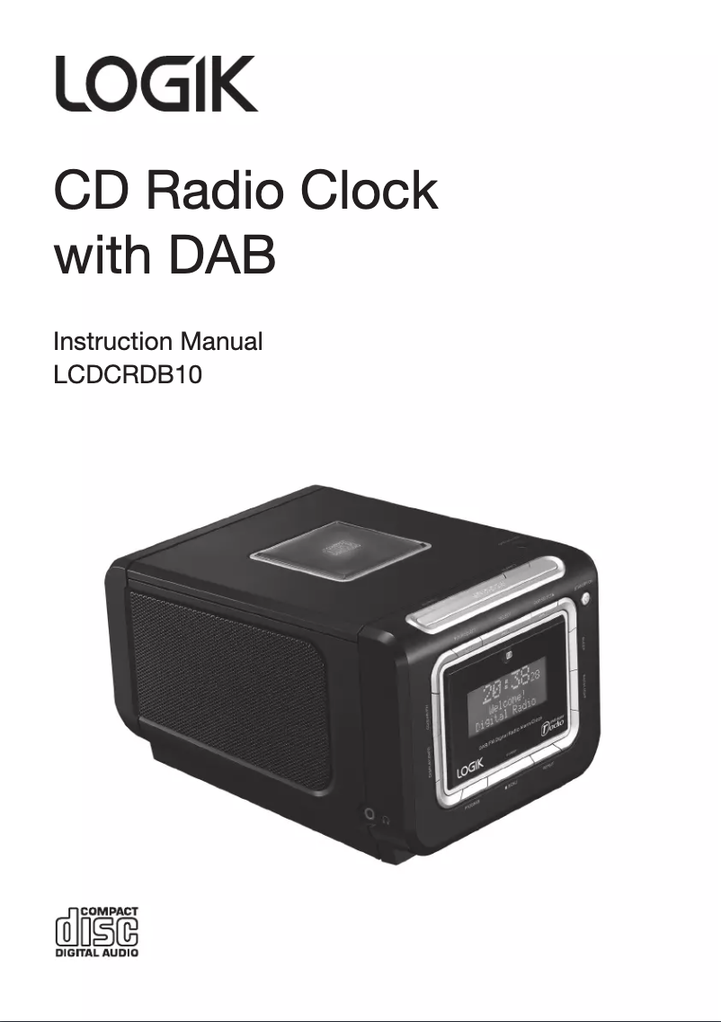 Página nº 1 - Manual de usuario Logik LCDCRDB10