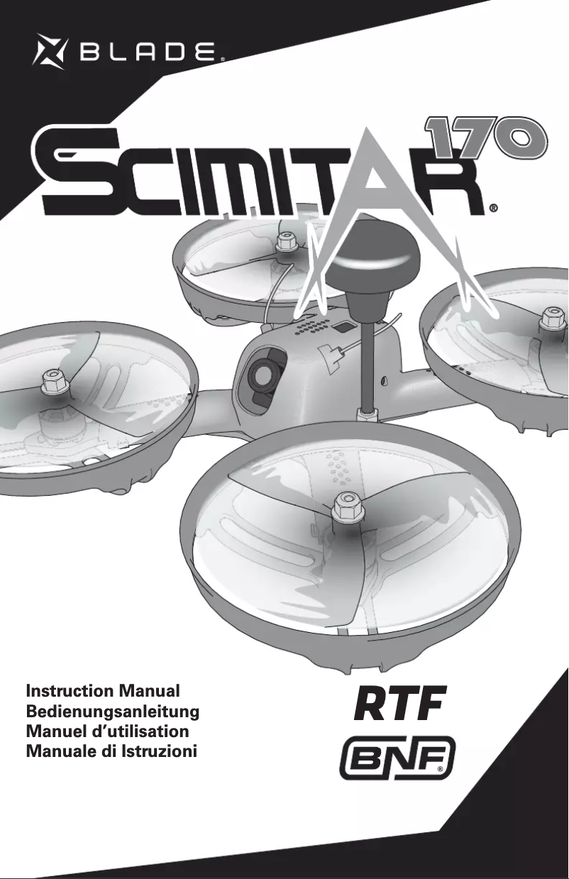 Página 1 del manual Manual de usuario Blade Scimitar 170