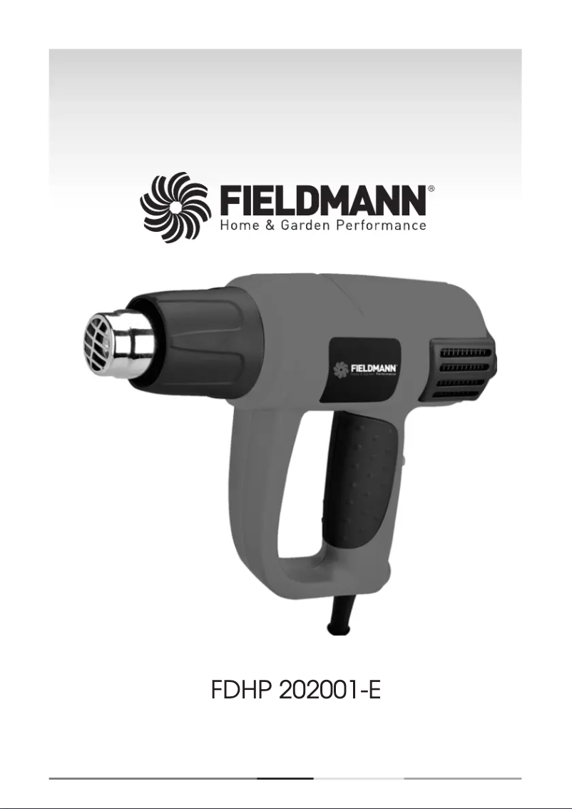 Página 1 del manual Manual de usuario Fieldmann FDHP 202001-E