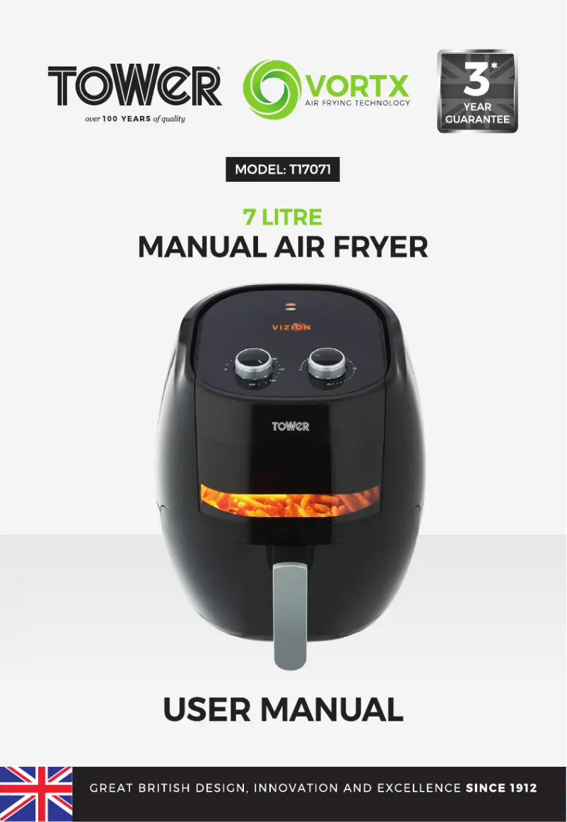 Página 1 del manual Manual de usuario Tower Vortx T17071