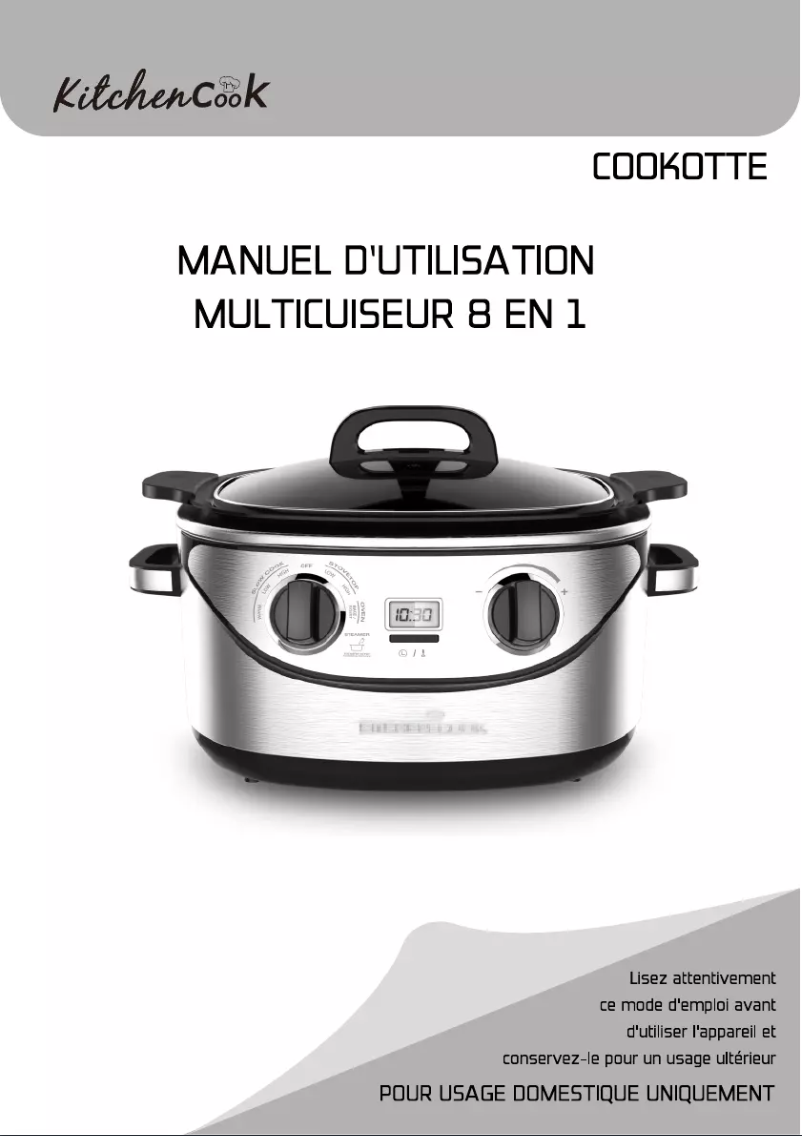 Página 1 del manual Manual de usuario Kitchen Cook Cookotte