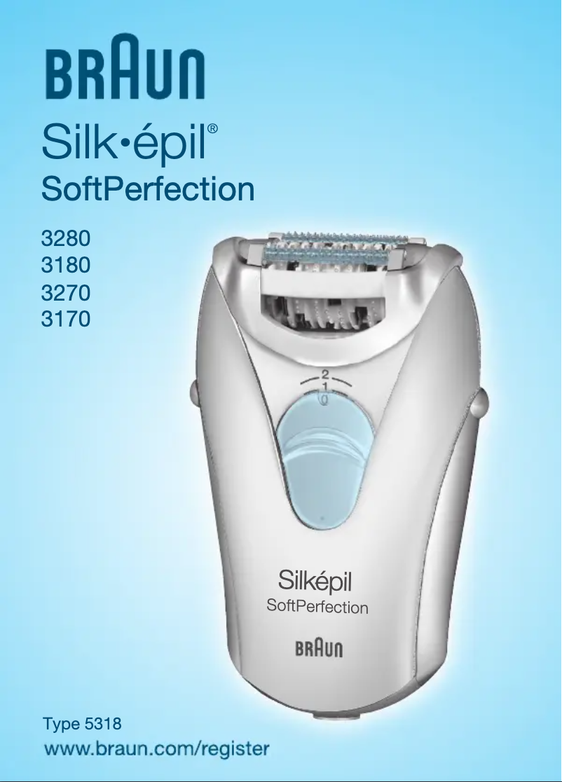 Página nº 1 - Manual de usuario Braun Silk-epil SoftPerfection 3180