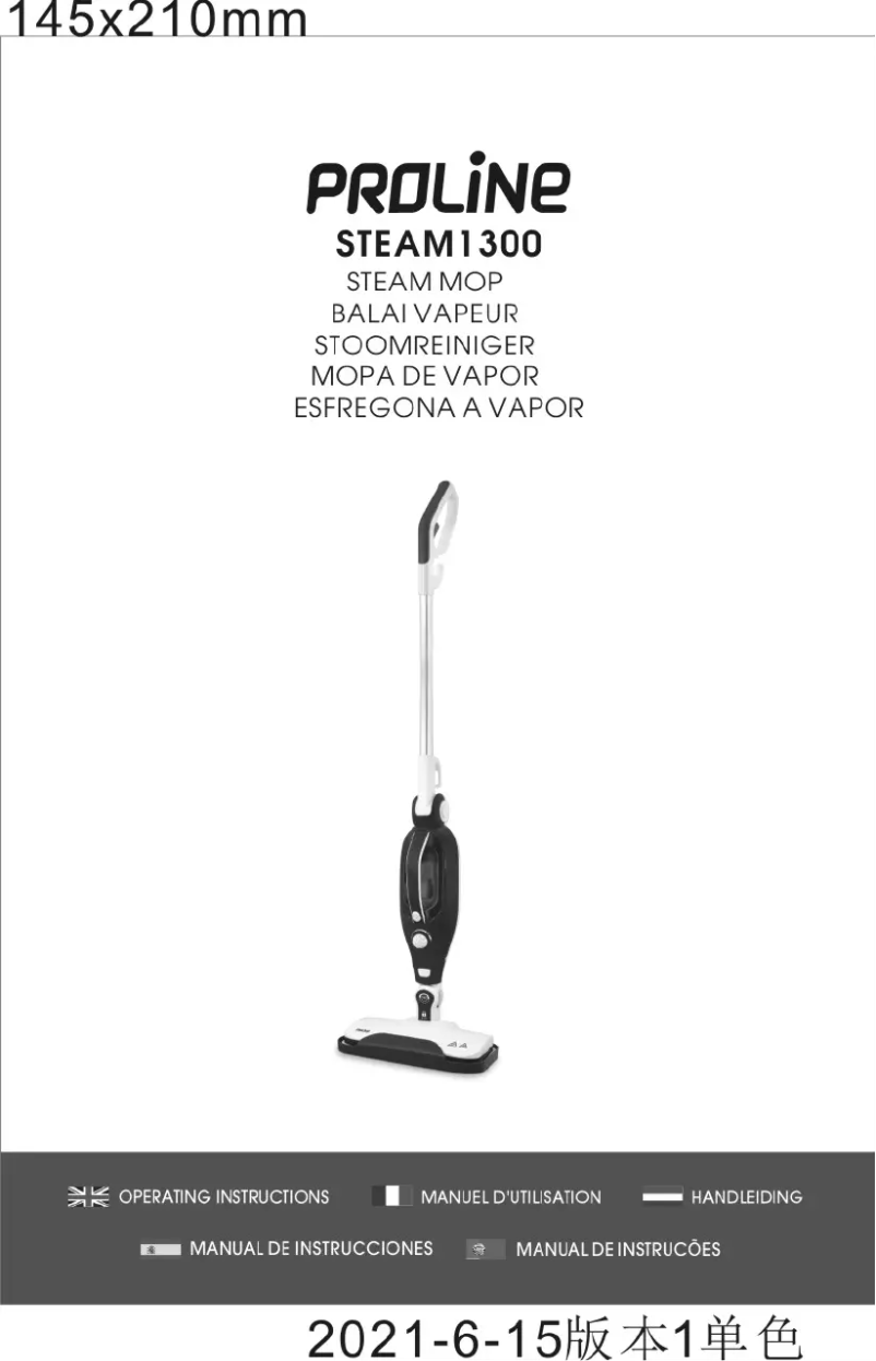 Página 1 del manual Manual de usuario Proline STEAM1300