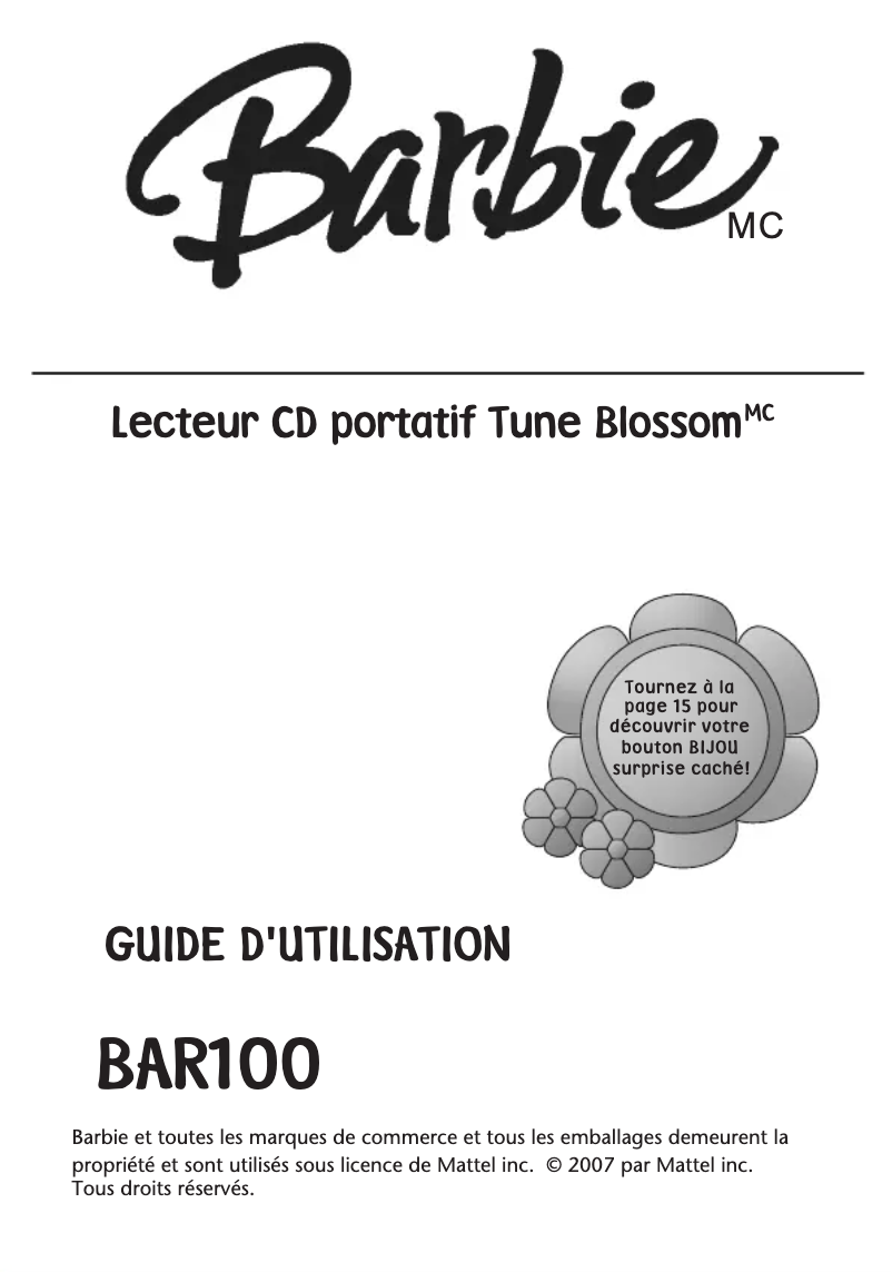 Página nº 1 - Manual de usuario Emerson BAR100