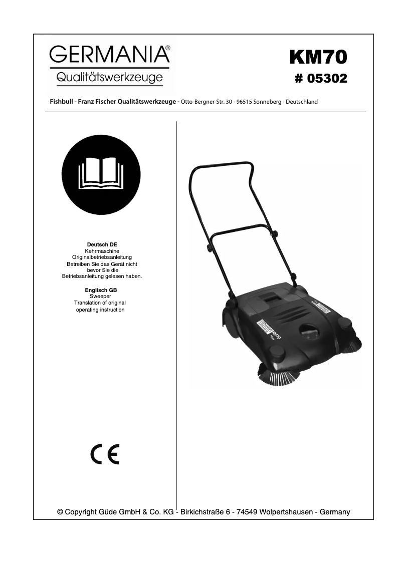 Página nº 1 - Manual de usuario Germania KM70