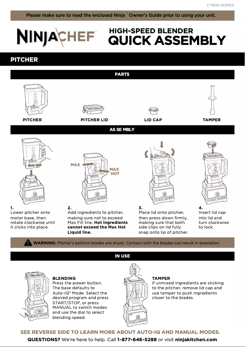 Página 1 del manual Manual de usuario Ninja CT810
