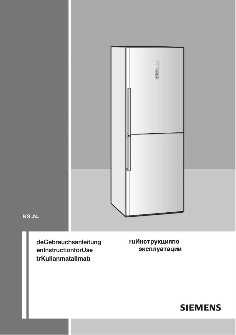 Imagen de la primera página del manual del dispositivo KG56NA72NE