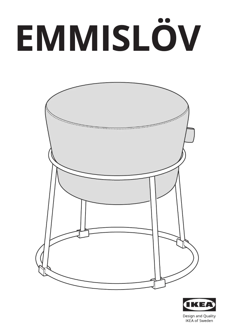 Imagen de la primera página del manual del dispositivo EMMISLÖV 105.727.39