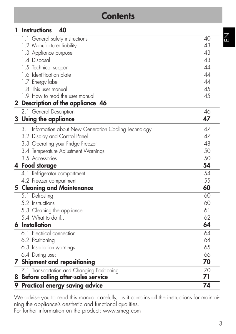 Imagen de la primera página del manual del dispositivo FAB38RPG5