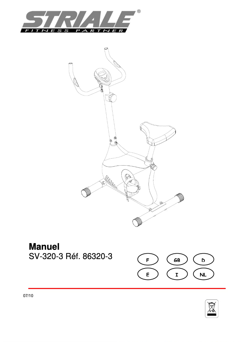 Imagen de la primera página del manual del dispositivo SV-320-3