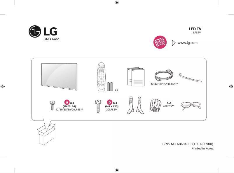 Página nº 1 - Manual de usuario LG 42LF650T