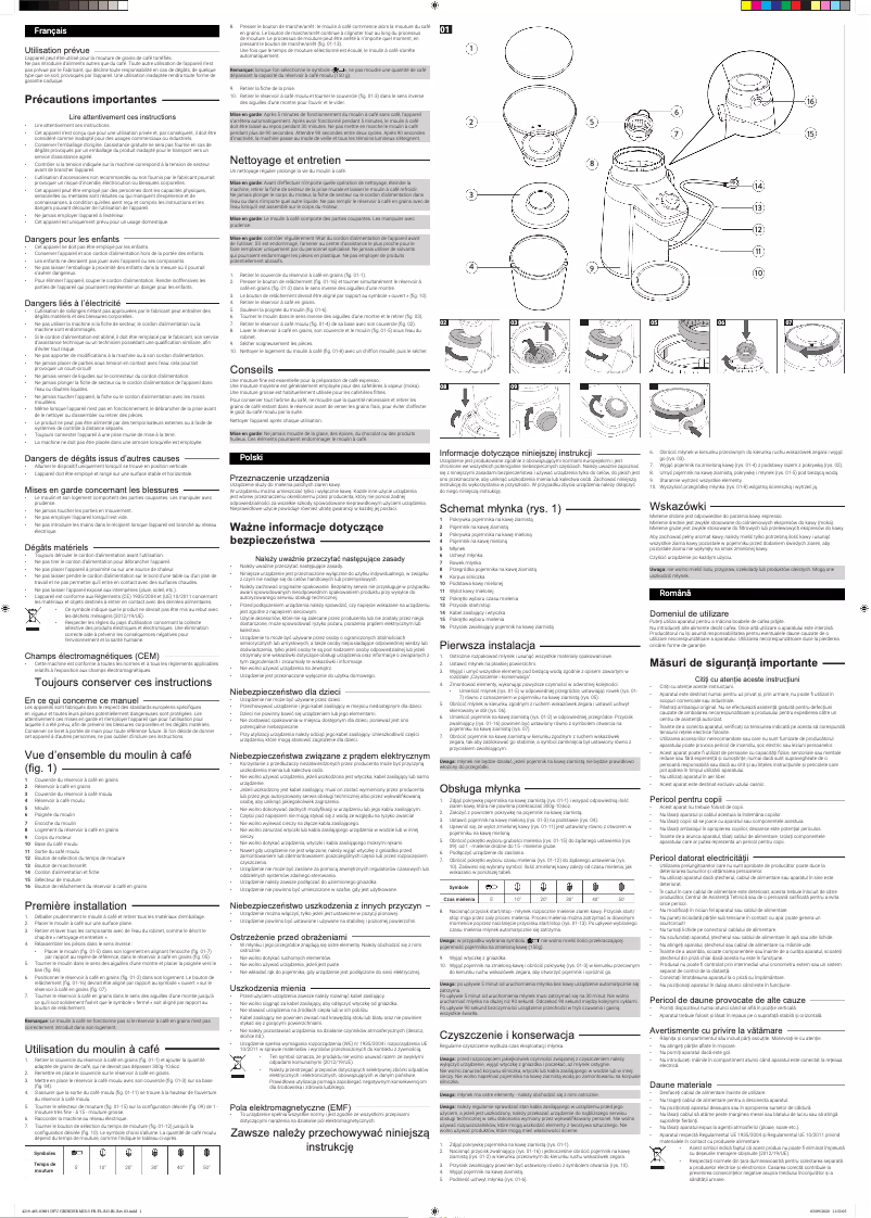 Imagen de la primera página del manual del dispositivo MD15