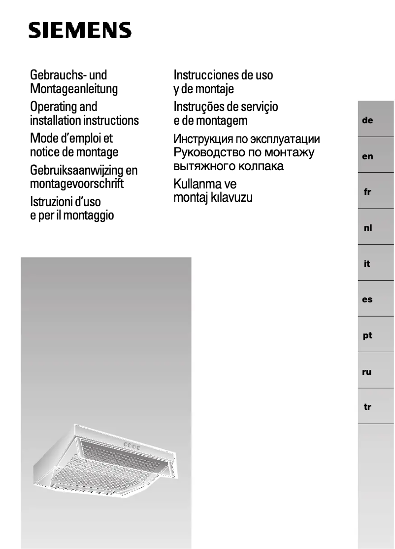Imagen de la primera página del manual del dispositivo LU10161