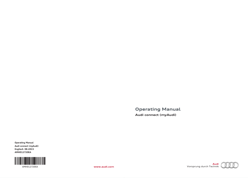 Imagen de la primera página del manual del dispositivo Connect 2015