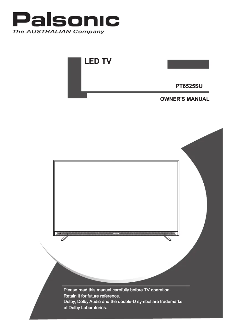 Página nº 1 - Manual de usuario Palsonic PT6525SU