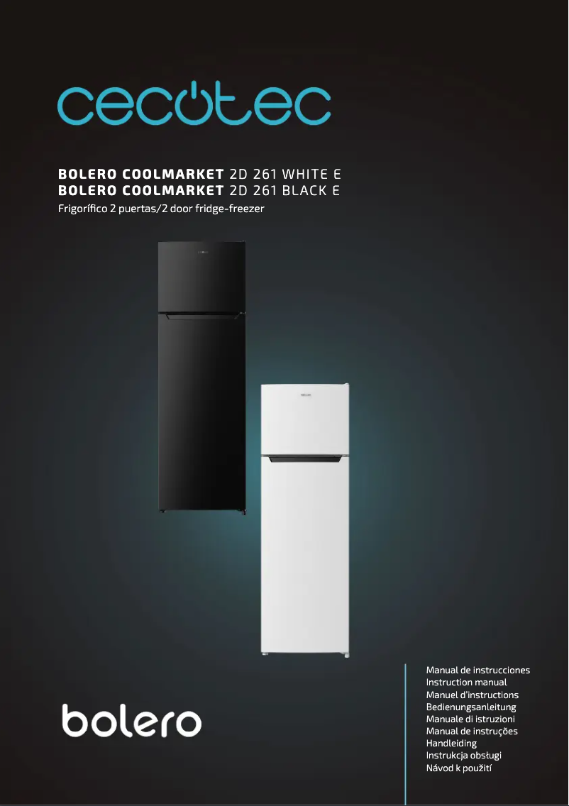 Imagen de la primera página del manual del dispositivo Bolero CoolMarket 2D 261