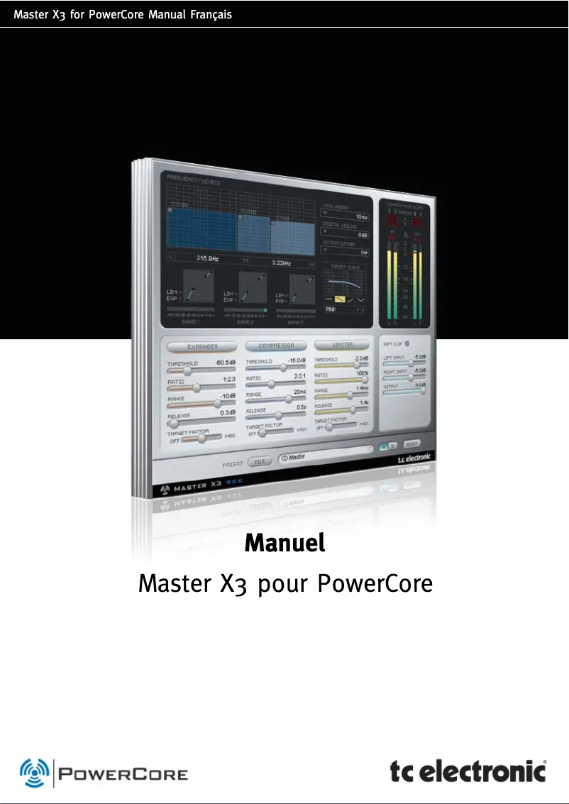 Página 1 del manual Manual de usuario TC Electronic Master X3