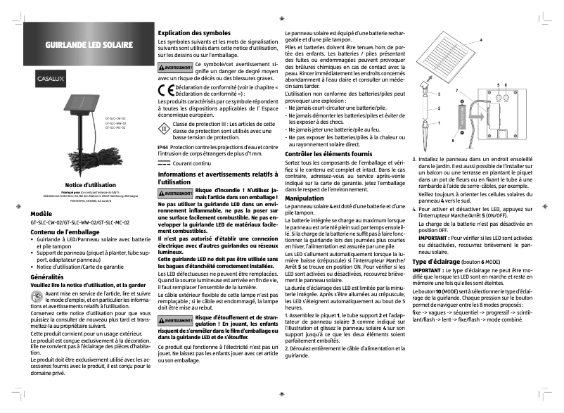 Imagen de la primera página del manual del dispositivo GT-SLC-MC-02