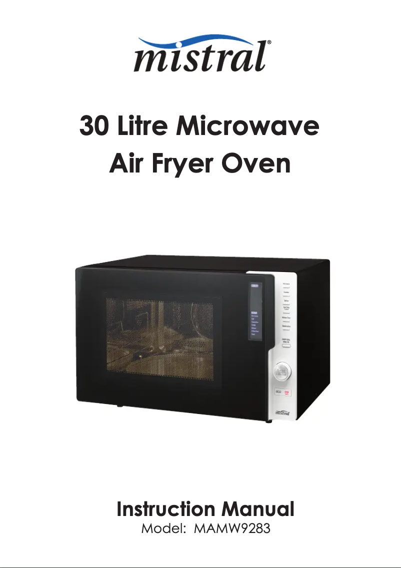 Página nº 1 - Manual de usuario Mistral MAMW9283