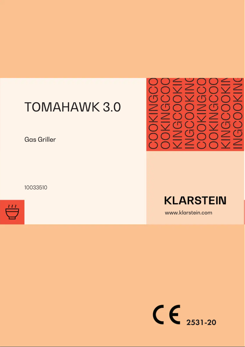 Página 1 del manual Manual de usuario Klarstein Tomahawk 3.0