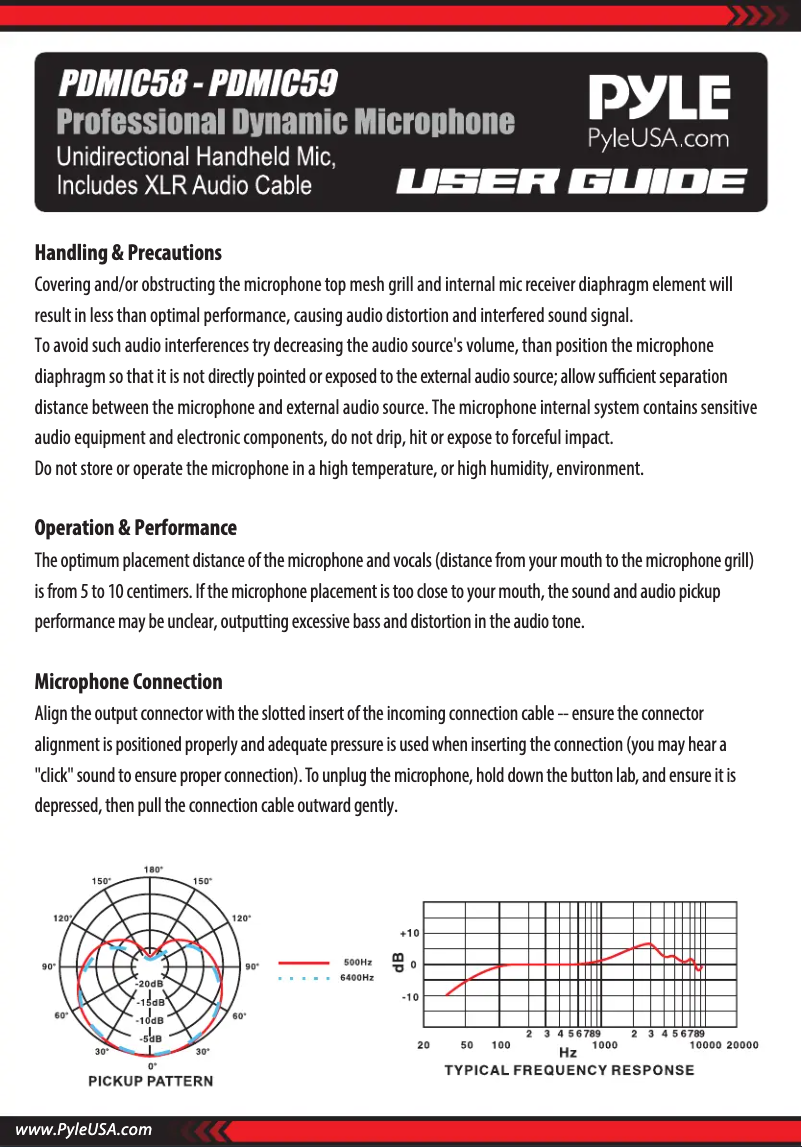 Página 1 del manual Manual de usuario Pyle PDMIC59