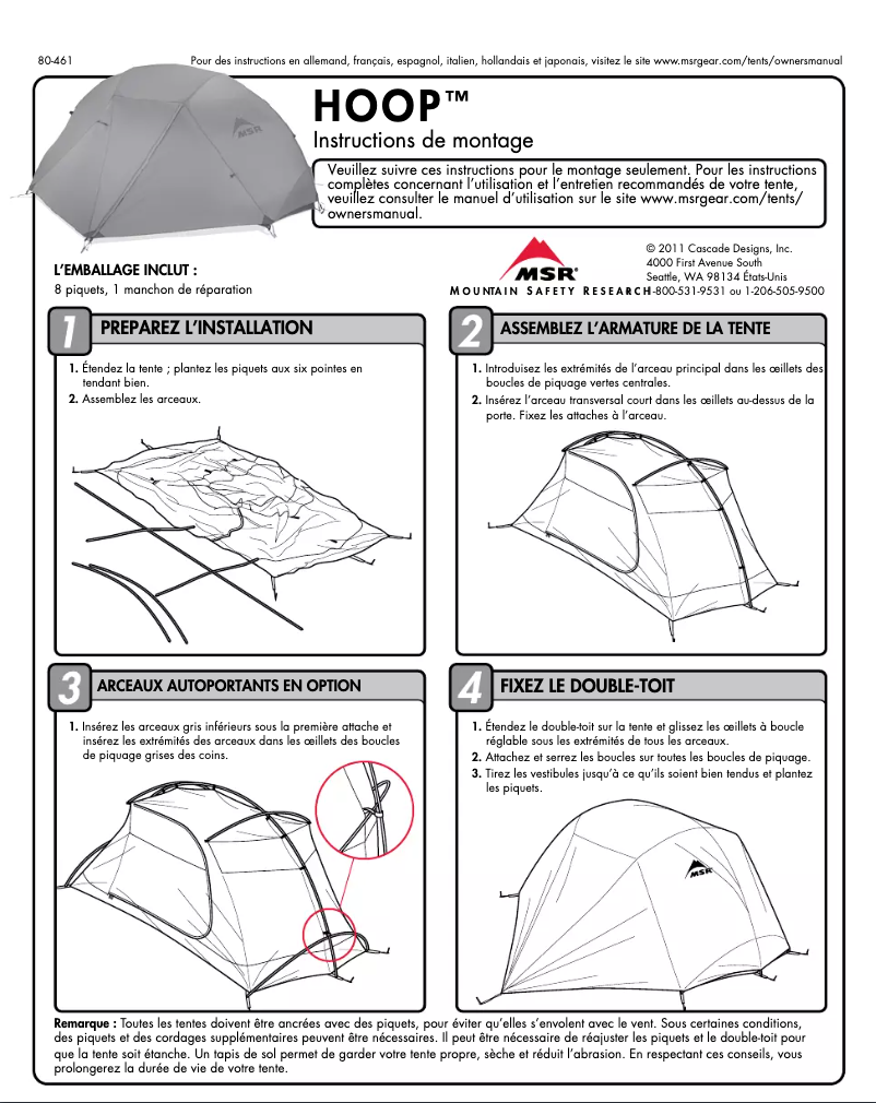 Imagen de la primera página del manual del dispositivo Hoop