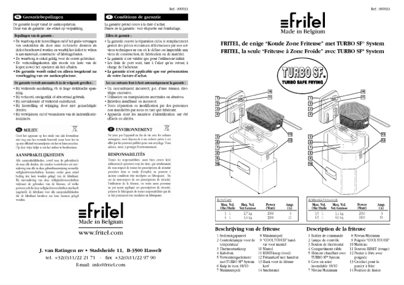 Página 1 del manual Manual de usuario Fritel Super 25