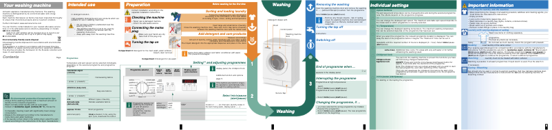 Imagen de la primera página del manual del dispositivo WM12E221EP