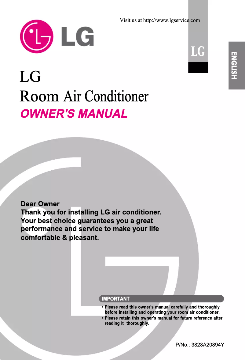 Página 1 del manual Manual de usuario LG TSNC122ERA0