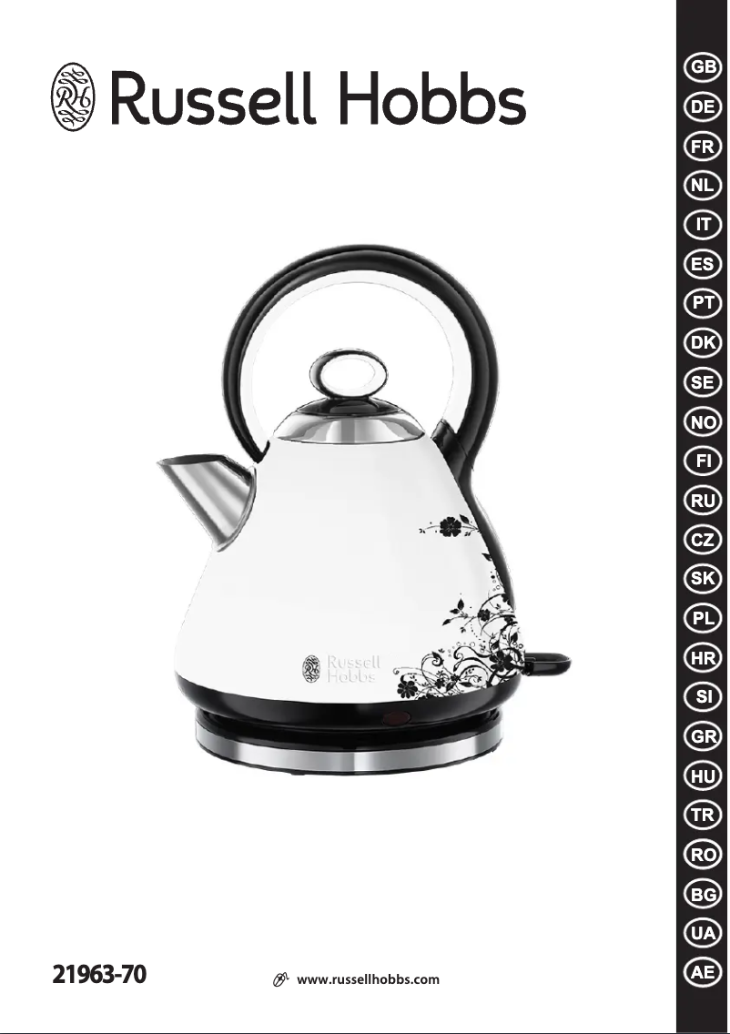 Página 1 del manual Manual de usuario Russell Hobbs 21963-70