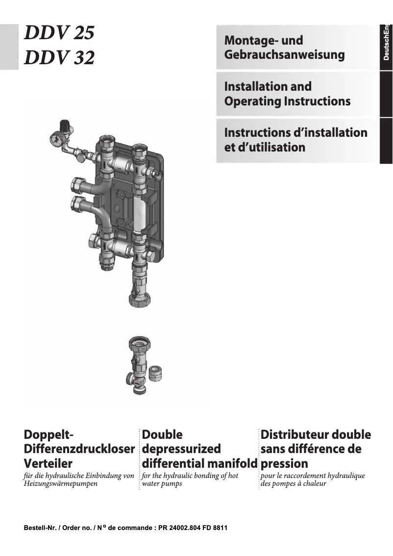 Página 1 del manual Manual de usuario Dimplex DDV25