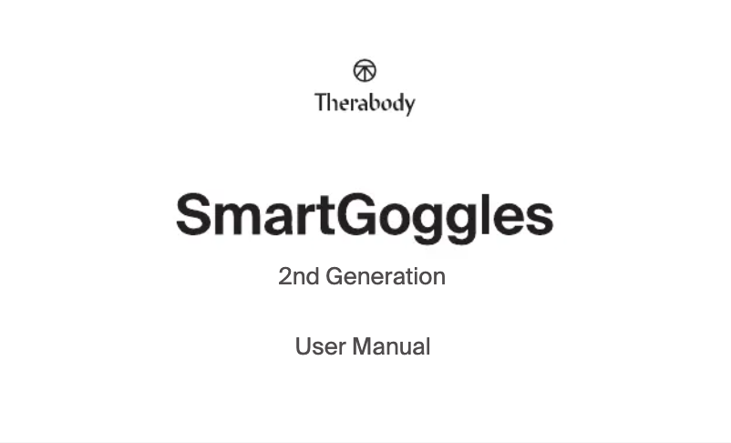 Imagen de la primera página del manual del dispositivo SmartGoggles